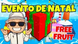 UPDATE DE NATAL BLOX FRUITS! 🎁 FRUTAS GR&Aacute;TIS + NOVA DRAGON ROXA?!