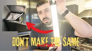 I REPLACED STUPID UNDER CABINET LIGHTS