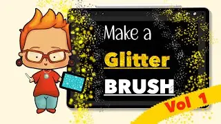 How to create a Glitter Brush Vol 1 - Procreate Tutorial