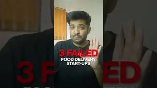 3 Failed Food Delivery Start-ups #fooddelivery #startupindia #shortsfeed