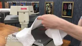 Printing T-Shirts with FOREVER Laser Transparent (No Background)
