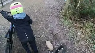 Eddy's first time at Bike Park Wales aged 8