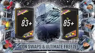 INSANE 25x 83+ AND 5x 85+ ICON SWAPS PACKS WITH FREEZE PACKED! THESE PACKS ARE INCREDIBLE! FIFA 21