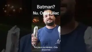 Batman?&hellip;.Nu.Omul Liliac #funny #lenghel #batman #hero #shaorma #justice  #shaorma #imiplacesamananc