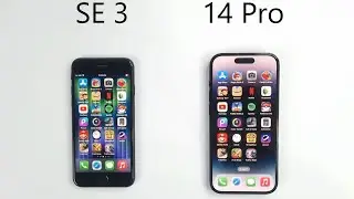iPhone SE 2022 vs iPhone 14 Pro - Speed Test!