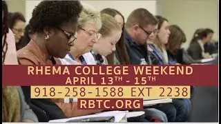 Rhema Spring College Weekend (Bring A Friend for Free!)