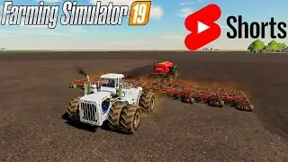 Seeding Field with Big Bud 747 | Farming Simulator 19 | #Shorts Series #121