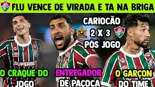 FLUMINENSE VENCE,NUM JOGO SOFRÍVEL/SERNA,O MELHOR DO FLU/FREYTES, HORROROSO/ACOSTA,O GARÇON/PÓS JOGO