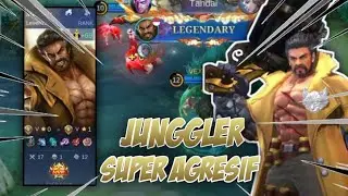 JUNGGLER super agresif roger Hero mobile legends bang bang 