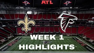 Atlanta Falcons vs New Orleans Saints 2022 Week 1 Highlights