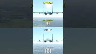 Chaff vs Flares  - Countermeasures in War Thunder - Visual Effects