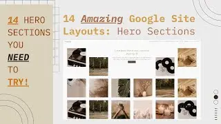14 Amazing Google Site Layouts