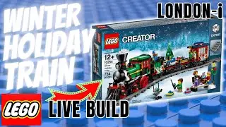 Building CREATOR EXPERT - WINTER HOLIDAY TRAIN (10254) | LONDON i LIVE