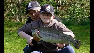 Store fisk i p&aring;sken i Stenvad P&T