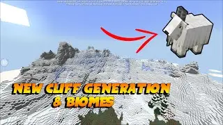 1.17 NEW Mountain Generation & Biomes!