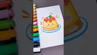 pudding #art #drawing #easydraw #howidraw  #easypaiting