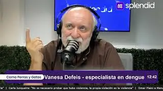 Dra. Vanesa Defeis con el dr. Juan Enrique Romero en Como Perros y Gatos