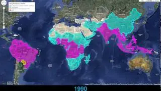 Global spread of antimalarial drug resistance since 1960