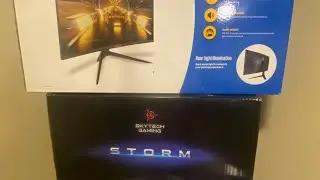Unboxing My New Skytech Storm PC/Westinghouse Monitor/Slight Review & Reveal LIKE/SHARE/SUBSCRIBE