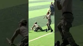 Chinese Army's bayonet fighting training #kungfu