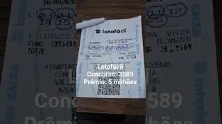 Lotof&aacute;cil Concurso: 3589