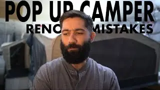 Don’t Make these Pop Up Camper Reno MISTAKES | Re-Renovating Our Renovated Pop Up Camper | Part One