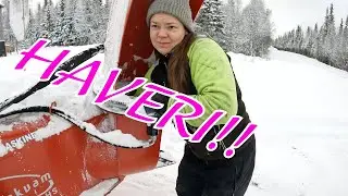 Snöslungan Får Jobba vid RENHAGEN! - En KAMIN får nytt LIV!