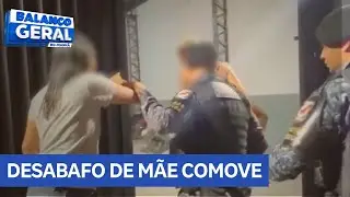 Mãe faz desabafo após filho menor ser apreendido