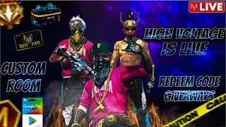CUSTOM ROOM GIVAWAY 6V6 CLASH SQUAD CODE GIVEAWAY ||#FREEFIRELIVE #live  #giveawayyy  #guildtest