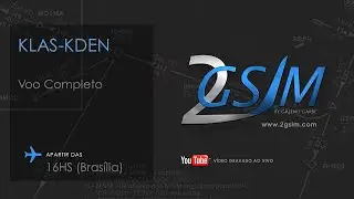 KLAS-KDEN Voo Completo AO VIVO