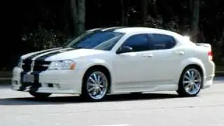 2008 Dodge Avenger 2.4L custom dual exhaust with Magnaflow mufflers take off!
