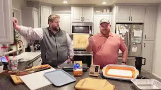 BBQ Kitchen Gadgets Review for Fat Guys with Smokers: Cutting Boards, Thermometers, & Knives!