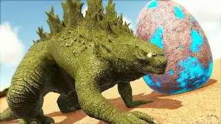 A HISTÓRIA DO BEBÊ GODZILLA DO DESERTO ATÉ ADULTO! O VERDADEIRO HERÓI! (ARK DINOSSAUROS EVOLVED) #1