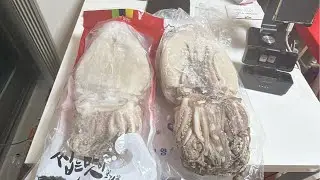 반건조오징어