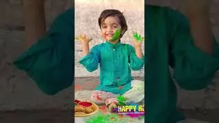 Holi poses for kids|| Holi photoshoot #happyholi2022  #safeholi #holiposes #shorts #rangpanchami