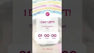 𝐉𝐮𝐬𝐭 𝟏 𝐝𝐚𝐲 𝐭𝐨 𝐠𝐨! ⏳  #MindfulnessForKids #ParentingMadeEasy #KidsWellBeing