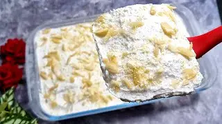 Snow White Dessert ❤️ | Easiest Dessert Recipe | Super Delicious Snow White Pudding