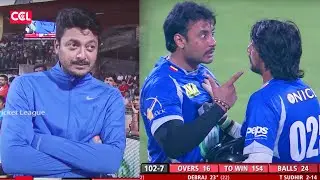 A serious discussion between Darshan and Sudeep on the field | Karnataka Bulldozers | Bengal Tigers
