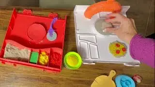 Kinetic Sand SquishPizza Review &ndash; Rising Oven, 1lb Sand & Creative Pizza Play!