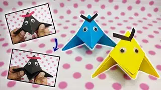 DIY Paper Crow | Origami Crow | Paper Crafts For School