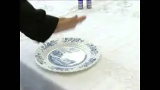 Protocolo en la mesa, con B&aacute;rbara de Senillosa