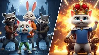 Weak Little Cat Bullied By His Stronger Brothers Becomes The Bravest King Ever!