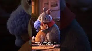 When a Rabbit Becomes a Hero: Kitten Rescue Story #rabbitrescue #cuteanimals #rabbitadventure