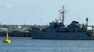 L'Agle (M 647) Прибытие в соответствии с балтийскими операци...