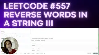 Reverse Words in a String III problem - Leetcode #557 - Python