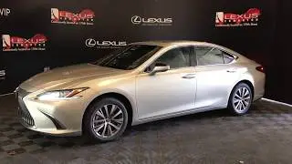 2020 LEXUS ES 350 Premium Package Moonbeam Beige Met  Review   - Lexus of Edmonton Ne