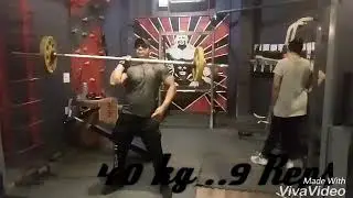 Deepak chaudhary One Hand Shoulder Press 40 kg 9 Repa...
