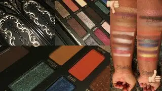 Kat Von D 'Saint and Sinner' Eyeshadow Palette - LIVE SWATCHES | WOC /POC