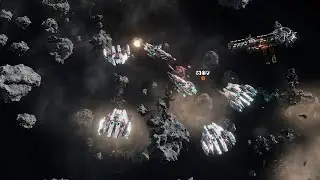 Falling Frontier Looks like Homeworld but on a massive scale