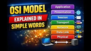 OSI Model Explained in Simple Words | 7 Layers with Real Example #ibpsso #itofficer #osimodel #ibps